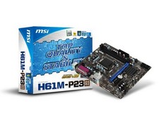 MSI H61M-P23 (G3) Motherboard Drivers Download for Windows 7, 8.1, 10