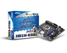 MSI H61M-E33 (B3) Motherboard Drivers Download for Windows 7, 8.1, 10